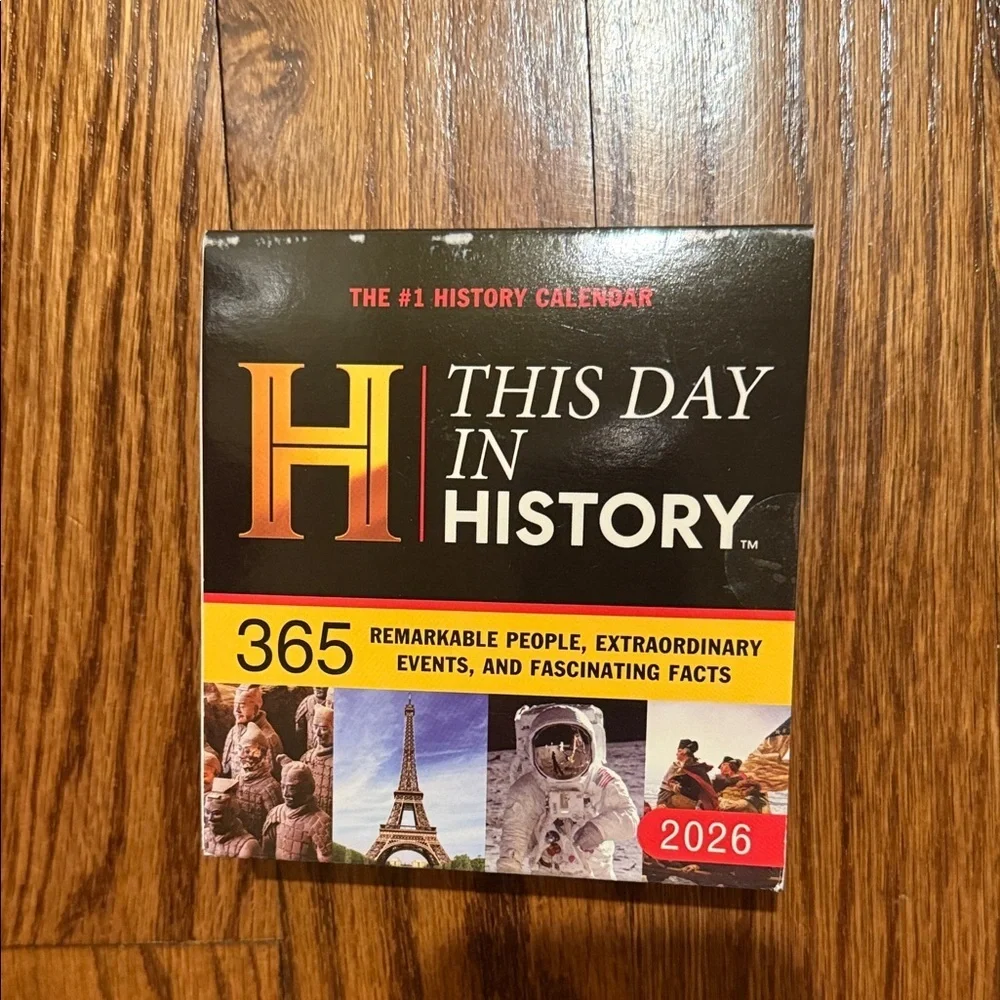 2026 History Channel This Day in History Boxed Calendar NWT